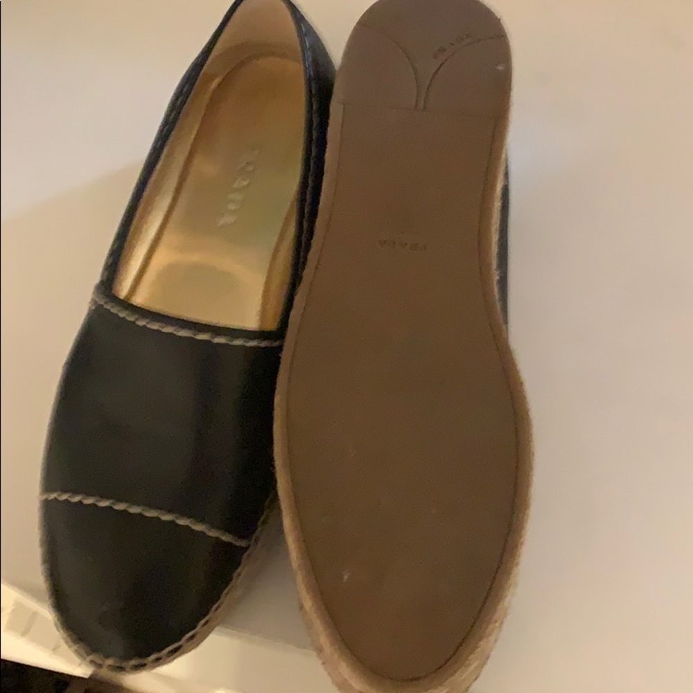 Black Prada espadrille platform shoes - Picture 8 of 8